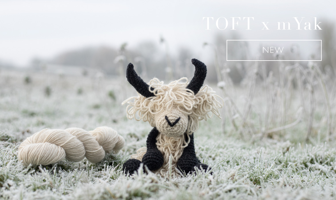 TOFT MYak crochet tibetan yak kit kerry lord pattern